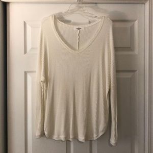 Waffle Dolman Sleeve Top